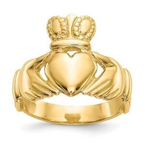 10k Men's Claddagh Ring